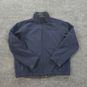 Tumi Jacket Mens Extra Large Blue T Tech Lined Travel Utility‎ Outdoors Work